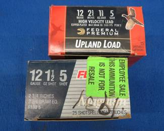 Lot 179. Fifty Federal 12-gauge 5-shot rounds
