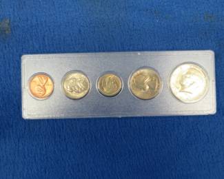 Lot 311. 1965 P uncirculated coin set