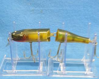 Lot 186. Vintage CCBC 6 1/4" wooden jointed Pikie with glass eyes