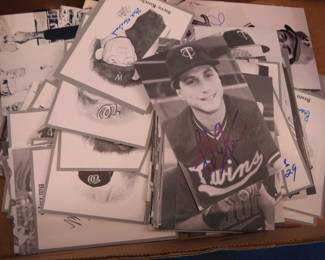 Lot 266. Black & White Twins autographed pictures