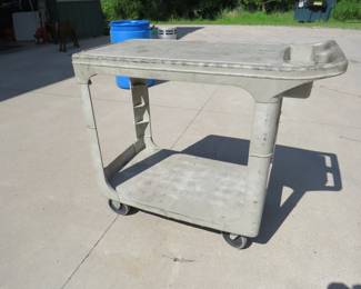Lot 469. Rubbermaid plastic rolling cart