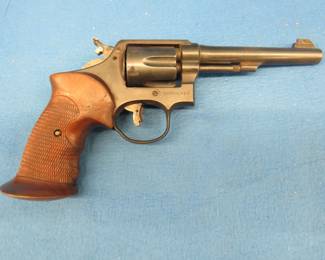 Lot 15. Modified Smith and Wesson .38 S & W revolver.&nbsp;
