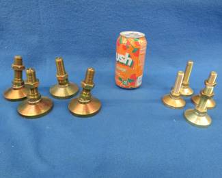Lot 484. Two sets of 4 each stabilizing feet.&nbsp; Two different sizes.