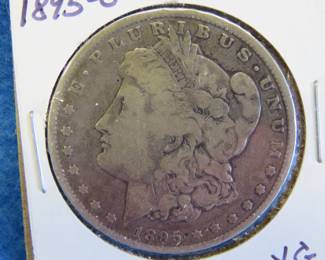 Lot 449. 1895 0 VG Morgan Silver Dollar