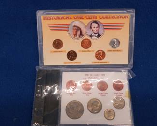 Lot 499. Two collectible coin sets
