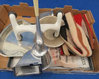 Lot 264. Shredder, pans, and more