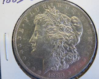 Lot 448. 1883 0 AU Morgan Silver Dollar