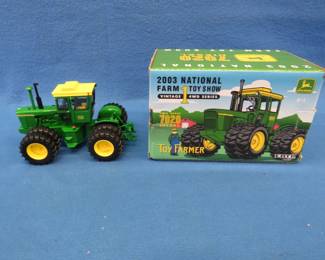 Lot 366. Ertl 2003 National Farm Toy Show John Deere 7020 Diesel in original box.&nbsp; 1:32 scale.