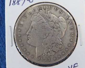 Lot 319. 1887 O Morgan Silver dollar