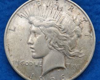 Lot 160. 1926 D Peace dollar