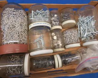 Lot 394. Large and small screws and more