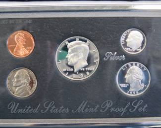 Lot 243. 1998 US Mint Premier Silver Proof Set