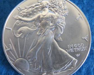 Lot 247. 2021 Silver Eagle. One ounce fine silver