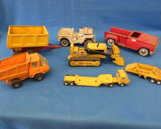 Lot 59. Collection of well-loved Tonka Toys