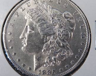 Lot 400. 1885 O Morgan Silver dollar