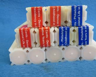 Lot 242. Twelve sealed tubes of Lincoln pennies