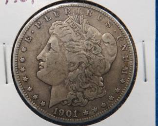 Lot 356. 1901 O Morgan silver dollar