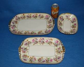 Lot 268. Mint, unused china serving pieces from Czechoslovakia