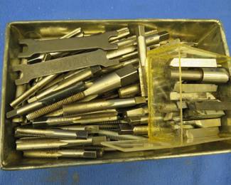 Lot 263. Taps and lathe cutting tools