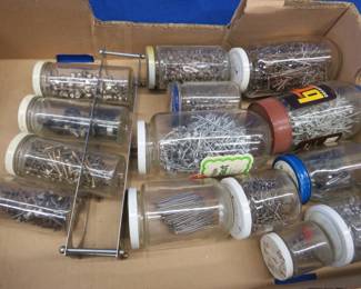 Lot 399. Nails (some square), screws, and more