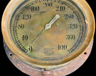 Large Crosby steam gage