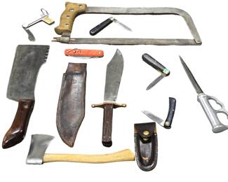 Various Vintage knives 