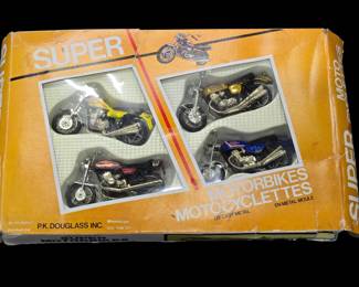 Vintage Super Motorbike set PK Douglass