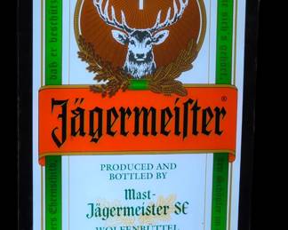 Jagermeister lighted sign