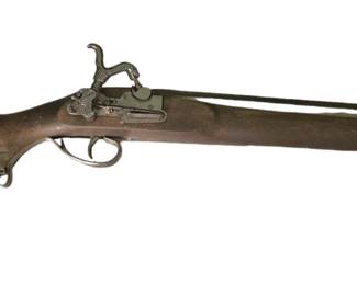 French or English Muskatoon flintlock gun