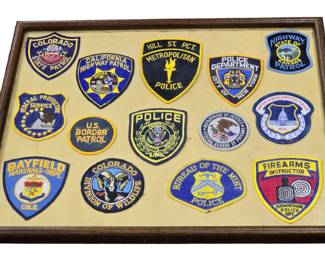 Various Police patches