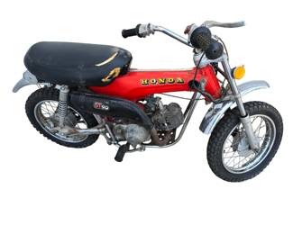 Late 70s Honda ST90 motorcycle