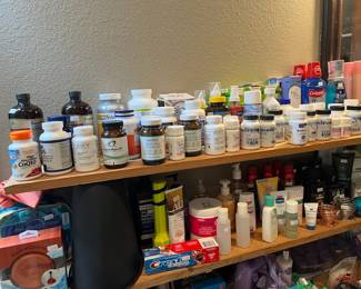 Lots of vitamin supplements!
