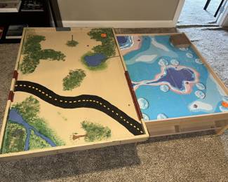 A pair of kids play tables!