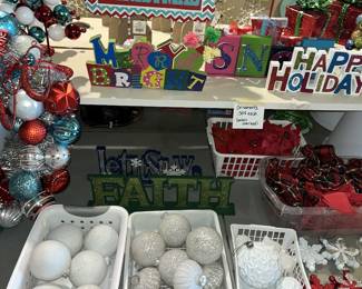 Lots of beautiful ornaments!