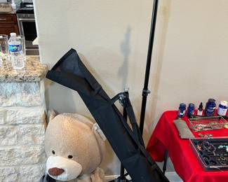 Pair of tripod speaker stands