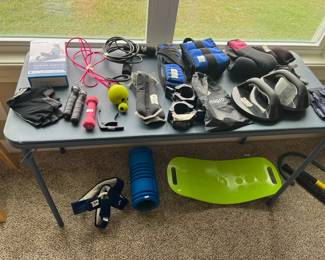 Lots of great exercise equipment upstairs!