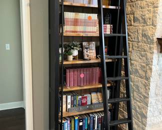 We have a pair of these Martin 94" bookcases with ladder!