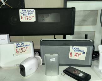 Arlo pro camera system & Bose Soundlink III
