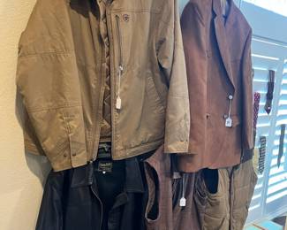 Room full of fine men's wear!