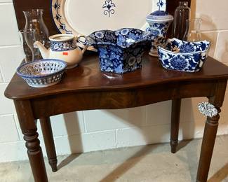 Walnut Game Table (Rotating Top)
