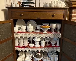 Milk Glass by Westmoreland, E. Smith, Fenton, and more