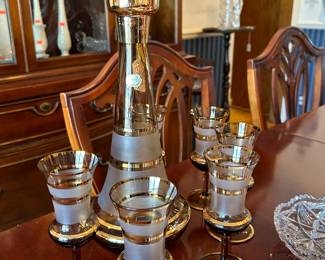 Bohemia Decanter and Glasses