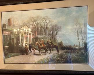 Alfred Wordsworth "Departing Guests"