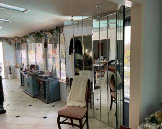 Mirrored divider $40