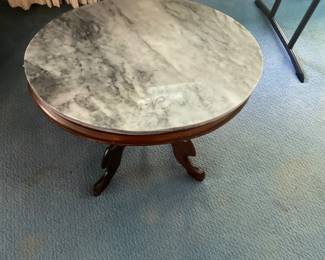 Marble topped table $20