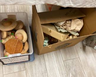 Doll accessories fill a bag