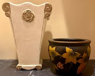 (2) Decorative Planters
