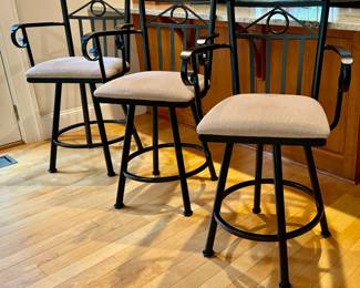 (3) Swivel Bar Stools