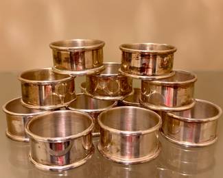 Sterling Silver Napkin Rings