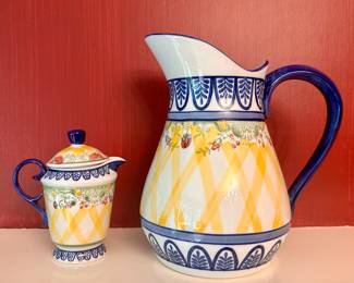 Hand Painted Pitchers 